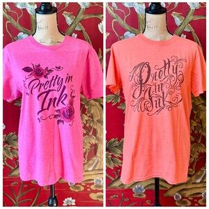 Women’s “Pretty In Ink” Tee Bundle | 2 Piece | #T50